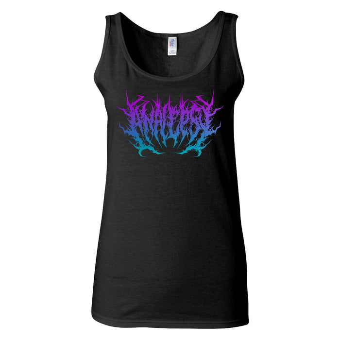 Analepsy Dual-Tone Logo Girlie Tank Top