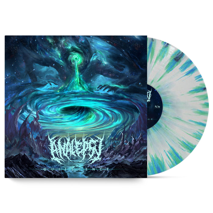 Analepsy "Quiescence" Clear w/ Blue & Green Fat Splatter 12" LP