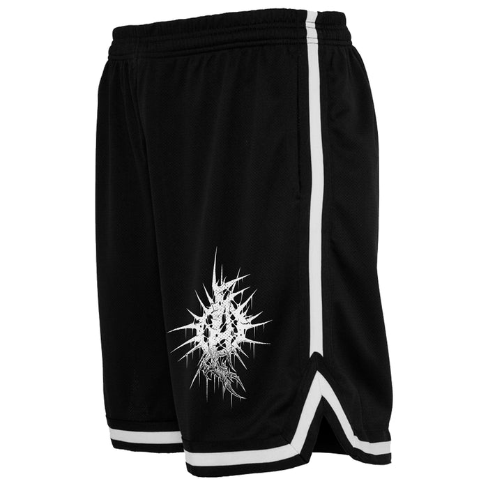 Analepsy Black Mesh Shorts