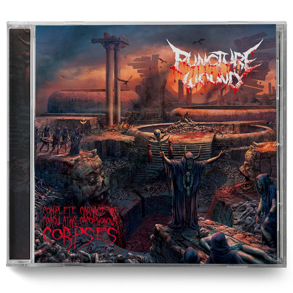 Puncture Wound "Complete Carnage of Coagulating Cacophonous Corpses" CD - Miasma Records