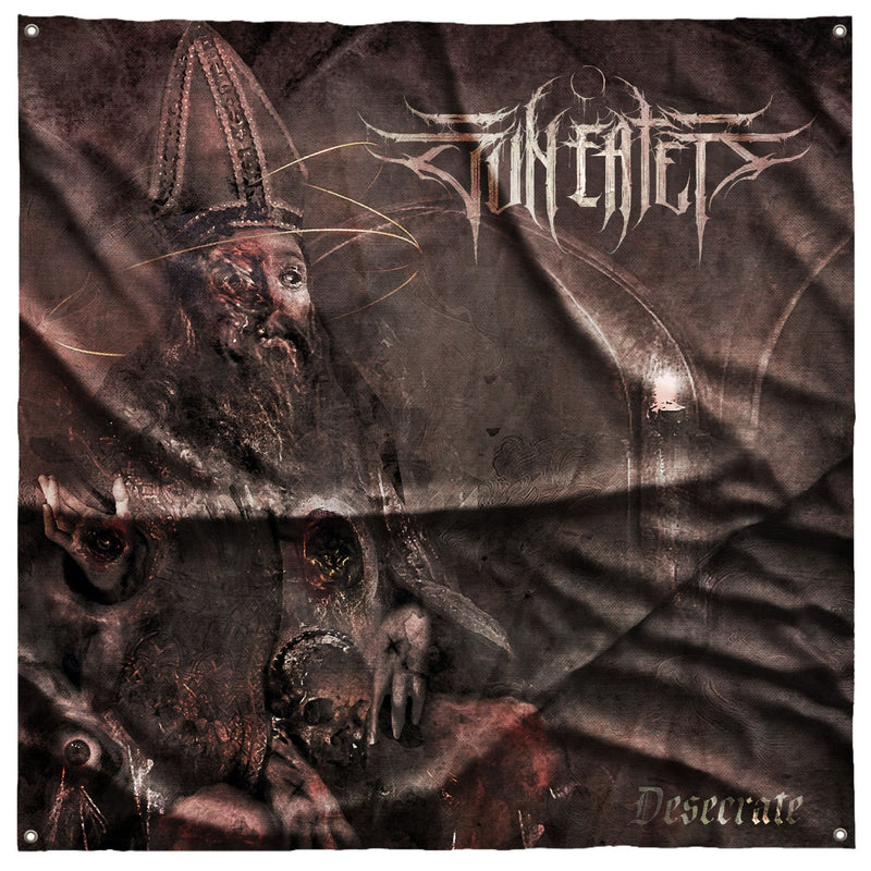 Sun Eater "Desecrate" Flag - Miasma Records