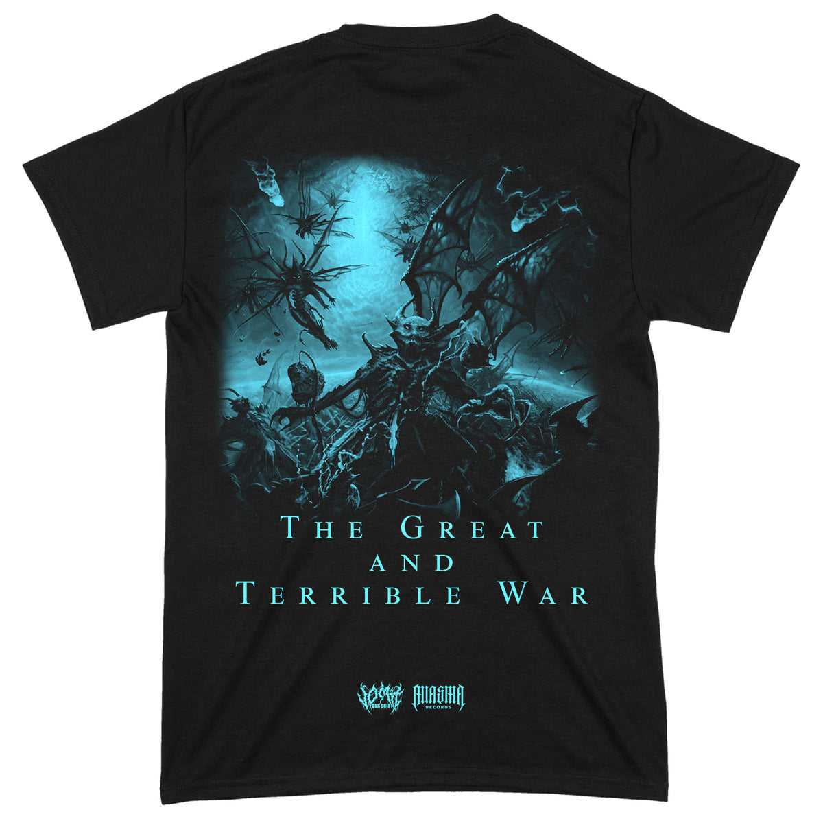 Dysmorphic Demiurge "The Great and Terrible War" T-Shirt - Miasma Records