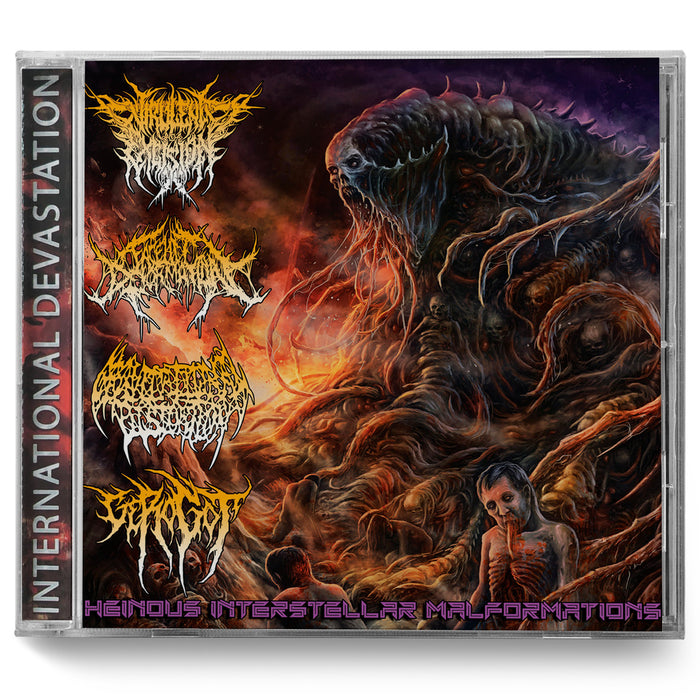 V/A "Heinous Interstellar Malformations" Split CD - Miasma Records