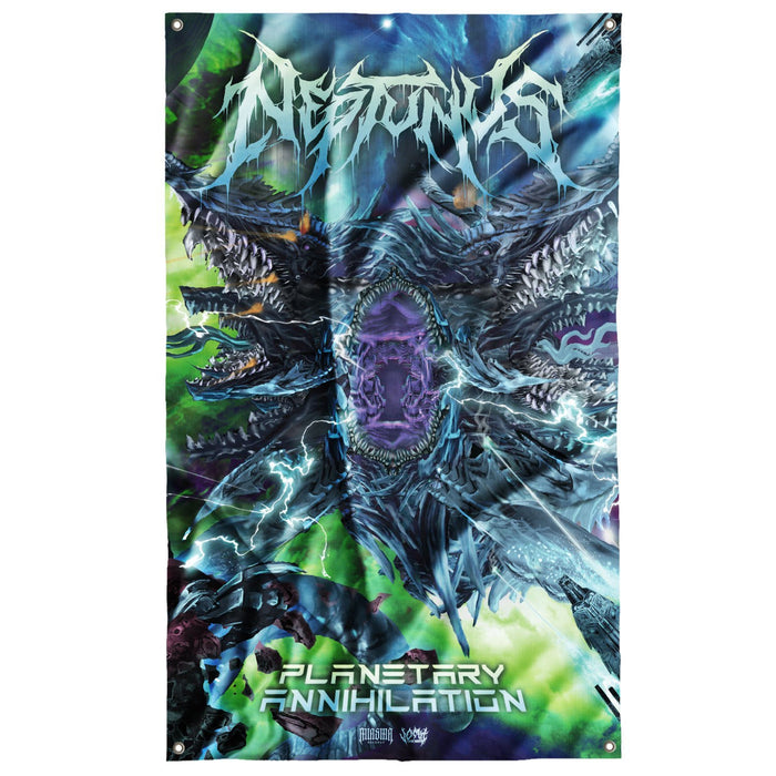 Neptunus "Planetary Annihilation" Flag - Miasma Records